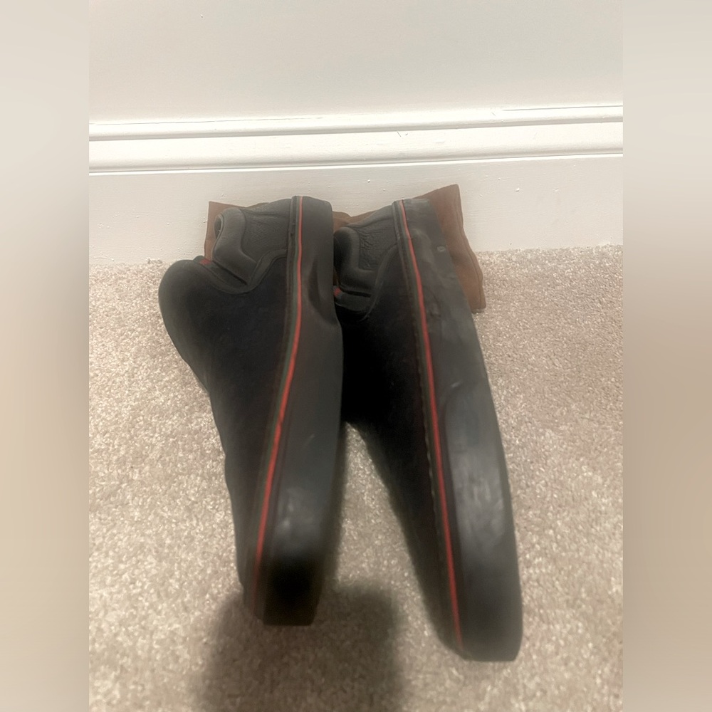Gucci Men's Black Monogram Loafers 11.5 - Picture 6 of 6